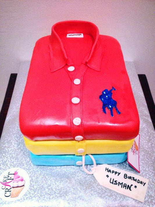 T-shirt cake