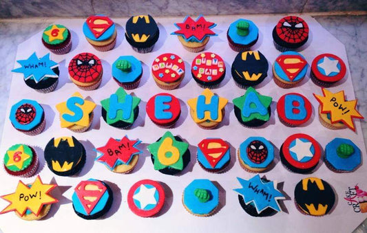 Super hero Cupcakes